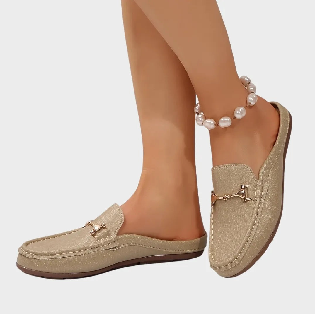 Elyséa Champagne Moccasins