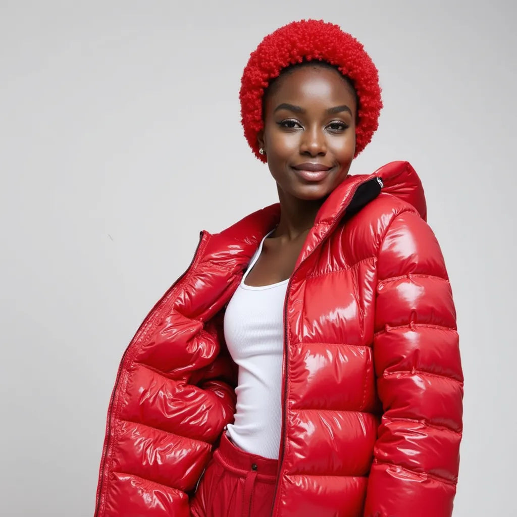 Passion Red Puffer Jacket