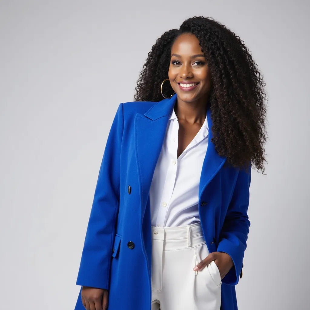 Royal Elegance - Majestic Blue Jacket