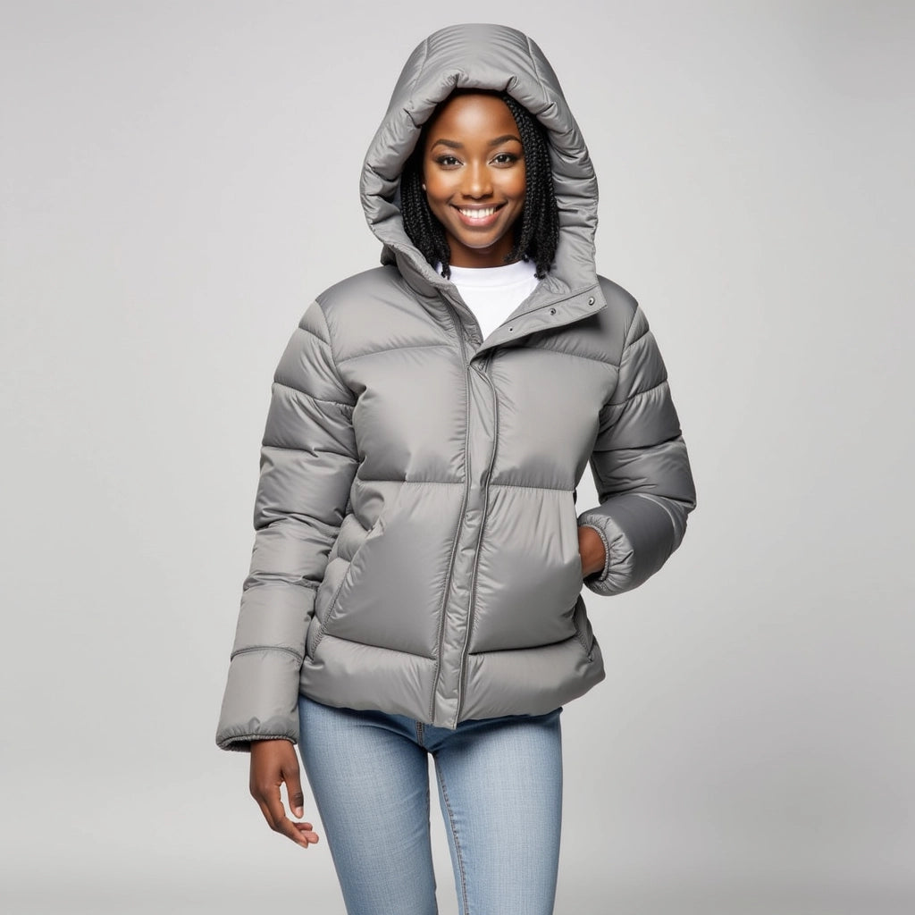 Polaris Grey Puffer Jacket