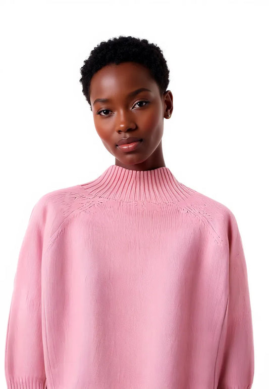 Pull Rose Ruban