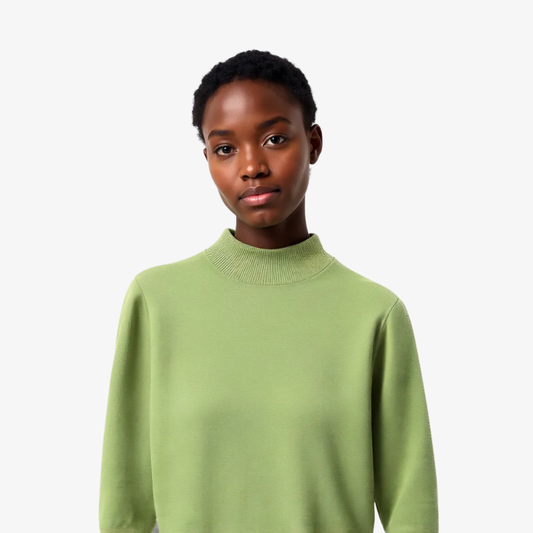 Pull Col Tonic Vert