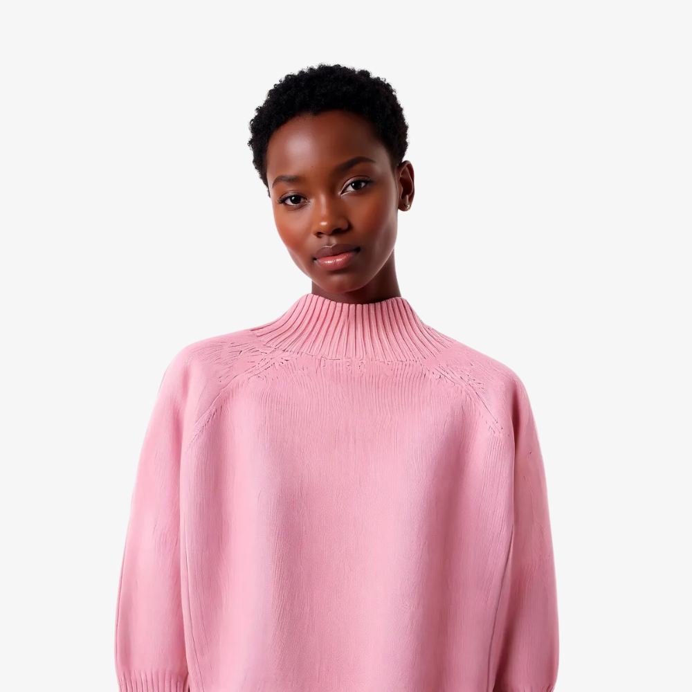 Pull Rose Ruban