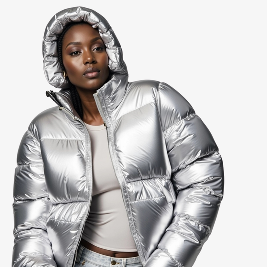 Doudoune Argent Stellaire