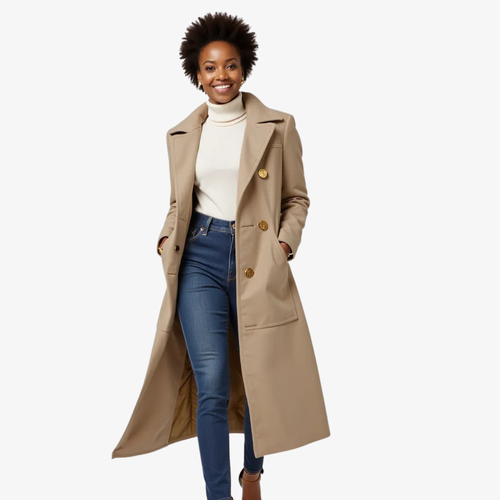 Golden Elegance Coat
