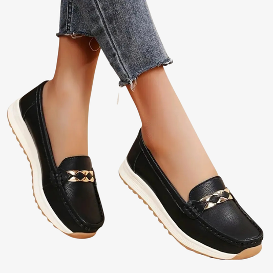 Active Black Loafers 