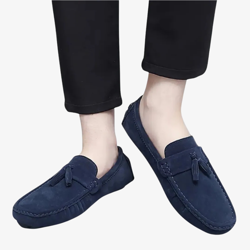 Blue Raffinato Loafers