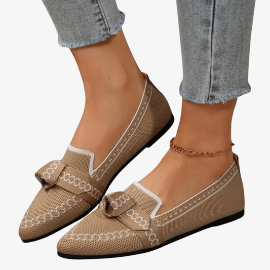 Dalia Beige Loafers