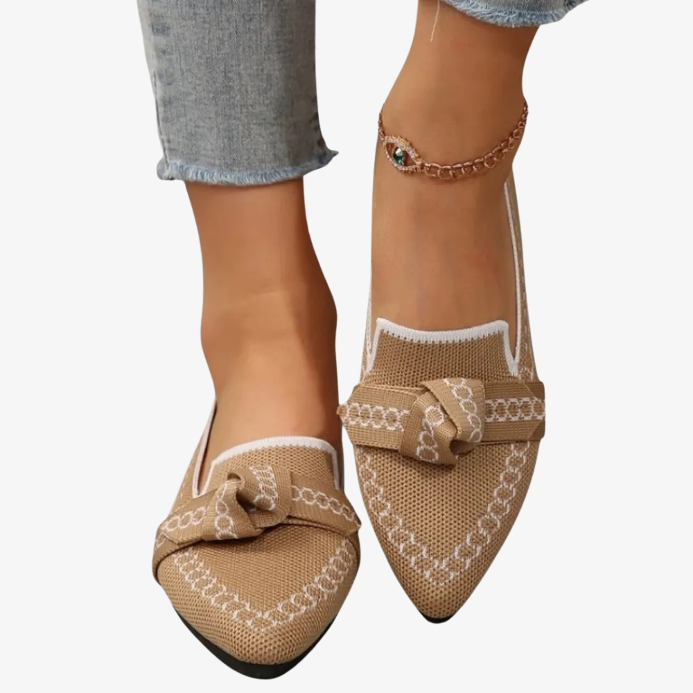Dalia Beige Loafers