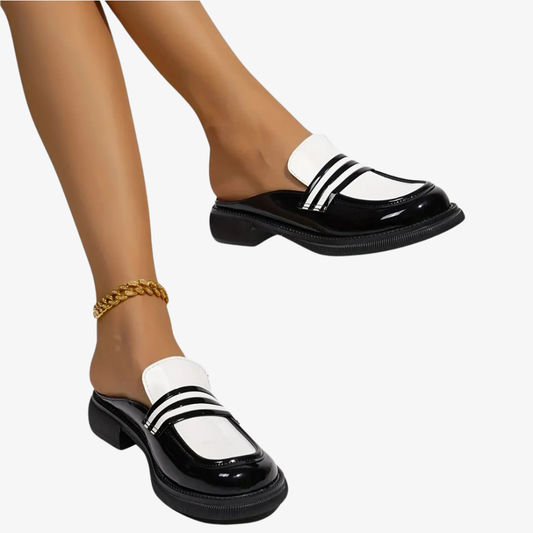 Loafers Bella Black & White