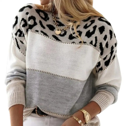 Leopard print sweater