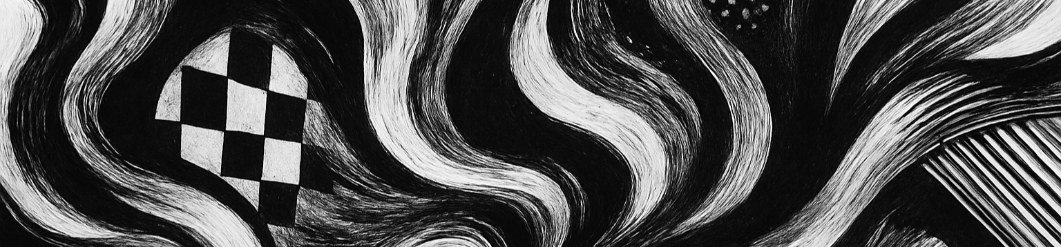 abstract black and white